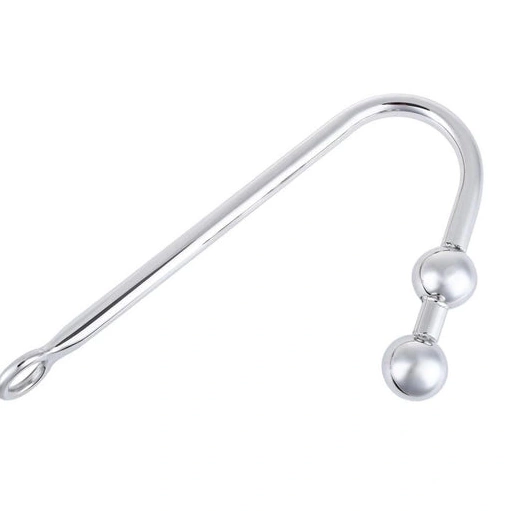 Two Balls Anal Stainless 4417 Steel Pleasurable Hook 0723